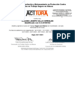 Certificado AIR MED61615