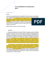 O jornalismo como modalidade de conhecimento centrada no singular