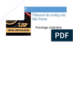 Edital Verticalizado TJ SP Psicologo Judiciario