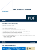 15-600kW Diesel Generators Overview