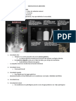 Radiografía de abdomen: densidades, proyecciones e indicaciones