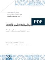 Corrupção e desempenho das empresas Braqsileiras