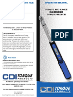 CDI Manual Torque&Angle