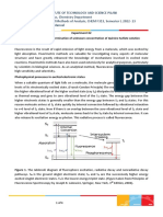 Expt - Spectrofluorimetry - Manual