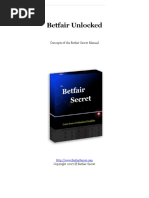 Betfair Unlocked-Concepts of The Betfair Secret Manual