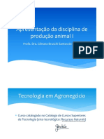 Slides Noturno-Apresentação Da Disciplina de Produção Animal I