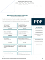 Adivinanzas de Plantas y Árboles - Mundo Primaria