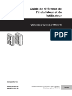 RXYSQ-TY1 - 4PFR404225-1B - Installer and User Reference Guides - French
