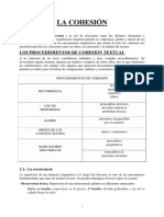 Procedimientos de cohesión textual