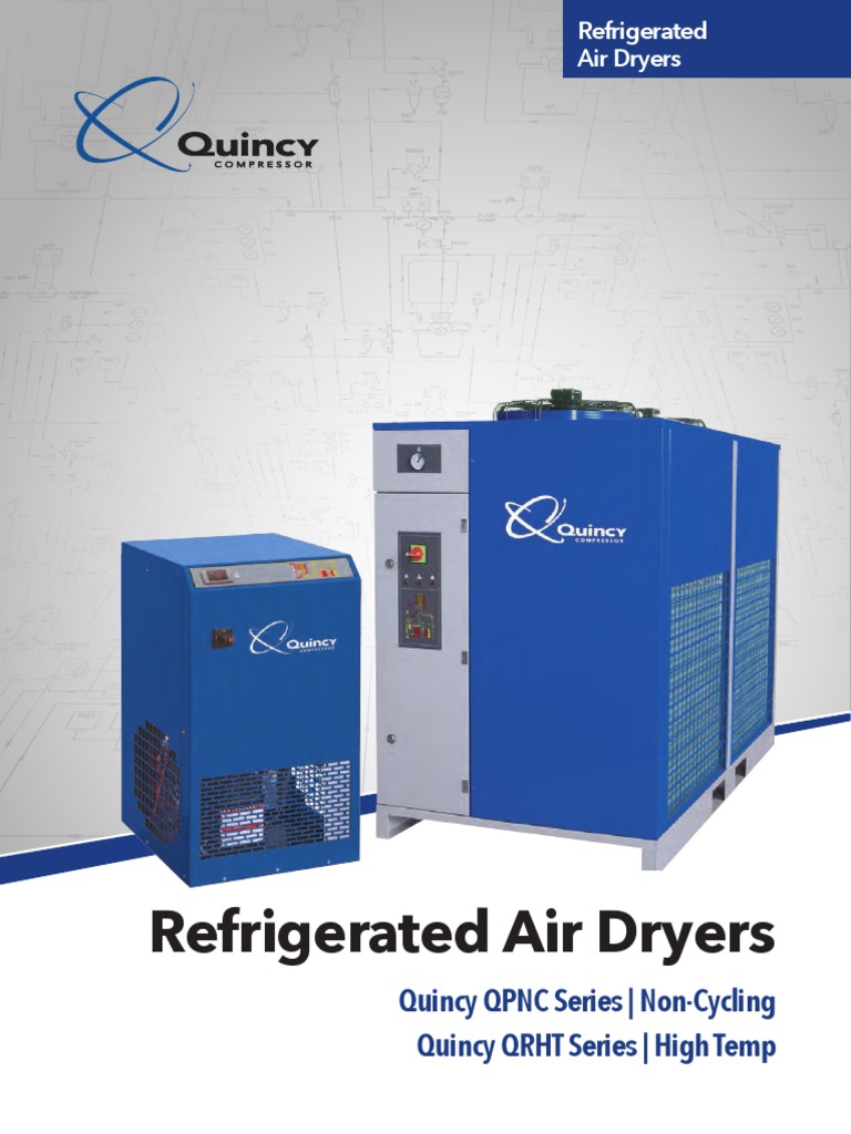 Quincy Brochure Secadores QPNC PDF Clothes Dryer Heat Exchanger