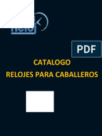 Catalogo Relojes Caballeros