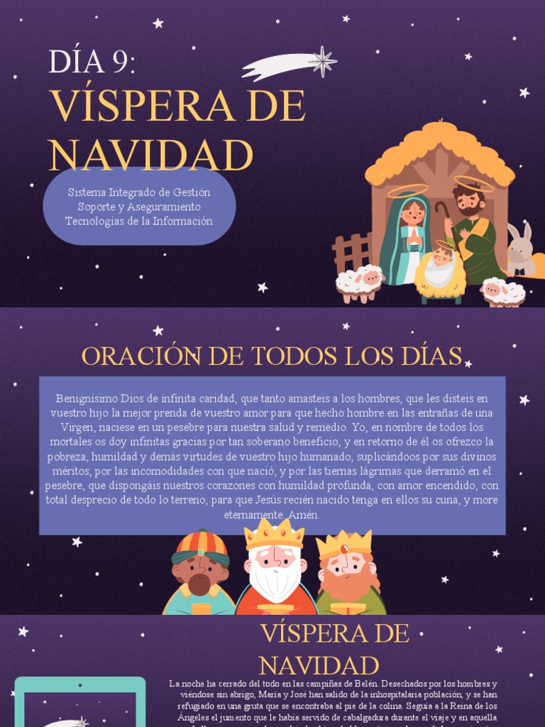 Significado de la Víspera de Navidad | PDF | María, madre de Jesús ...