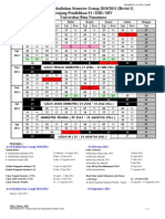 Kalender Perkuliahan Semester Genap 2010-2011 Binus University