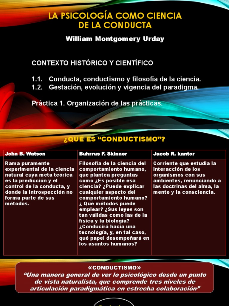 Clase TICg 1 - Merged | PDF | Behaviorismo | Psicoterapia