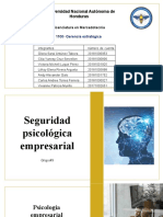 Seguridad Psicológica Empresarial