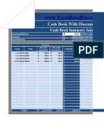 Cash Book Summary Excel Spreadsheet