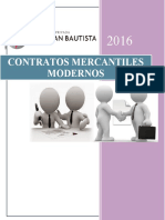 Contratos mercantiles modernos: Joint venture, underwriting, leasing y factoring