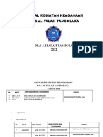 Jadwal Kegiatan Keagamaan 2022