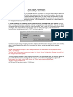 Avcom Ethernet Troubleshooting