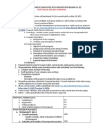 Cosmetic Pitch Rubrics