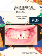 Frenillectomía y cuña distal: técnicas quirúrgicas