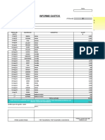 Informe de Gastos Agosto