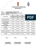 Work and Financial Plan Template 1