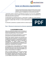 Guía para Elaborar Un Discurso Argumentativo