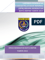 Laporan Penerapan SPM Bid Kes. Kota Depok 2021