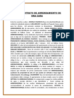 Contrato de Compraventa de Un Lote de Terreno Bienbie