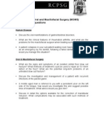 Membership in Oral and Maxillofacial Surgery (MOMS) Part 2 - Sample Questions