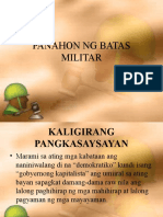 Panahon NG Batas Militar