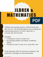 Children & Mathematics