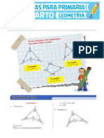 Propiedades Auxiliares de Los Triángulos para Cuarto de Primaria