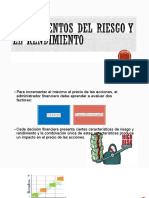 Evaluar riesgo y rendimiento para maximizar el precio de acciones