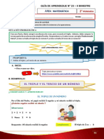 Guia de Aprendizaje N23 - Matematica - II Bimestre