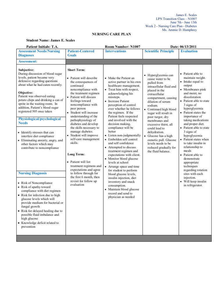 n1007-week-two-nurse-care-plan-diabetes-james-scales