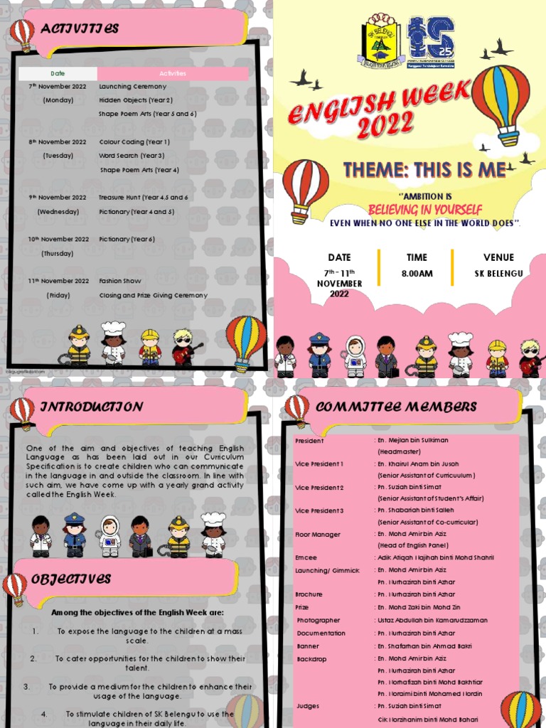 Buku Program Eng Week 2022 Pdf Linguistics Communication