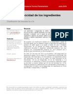 Plaguicidas IA IB Chile
