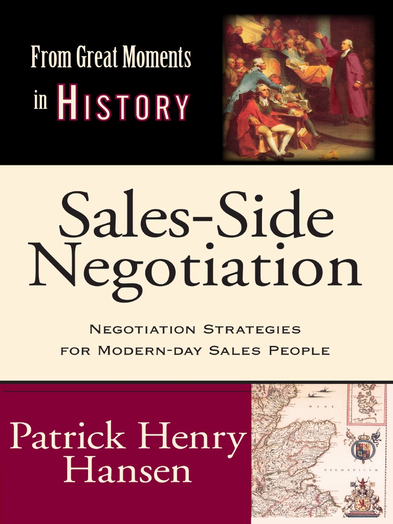 SalesSide Negotiation Negotiation Strategies For ModernDay Sales