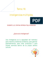 T 16 - Las Inteligencias Multiples