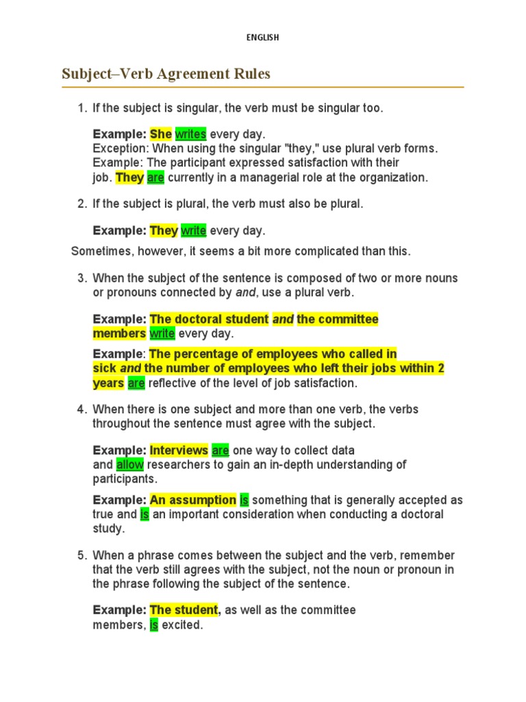 English Reviewer Pdf Grammatical Number Plural