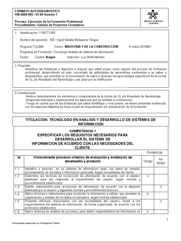 Auto Diagnostic o PDF Software Sistema de informacion