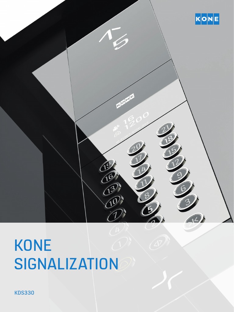 Brochure Kone Kds 330 Signalization - tcm238 18998 | PDF | Liquid ...