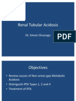 Renal Tubular Acidosis
