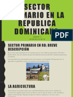 Sector Primario en La Republica Dominicana