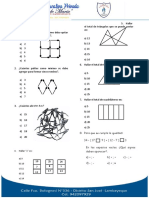 Preguntas Examen Simulacro Matematica - 5to Grado