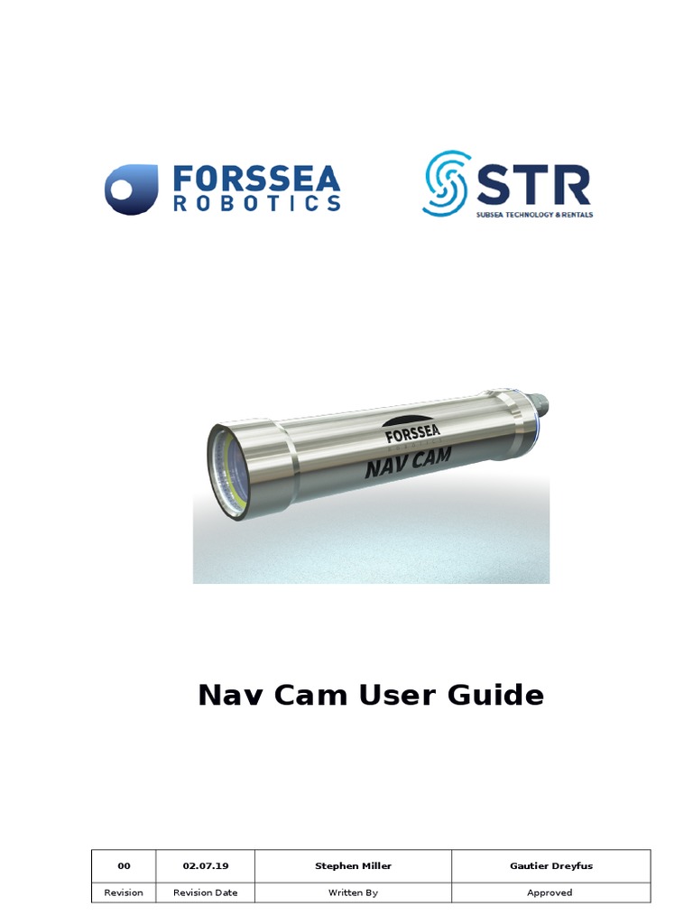 Forssea Robotics Nav Cam Guide | PDF | Embedded System | User Interface