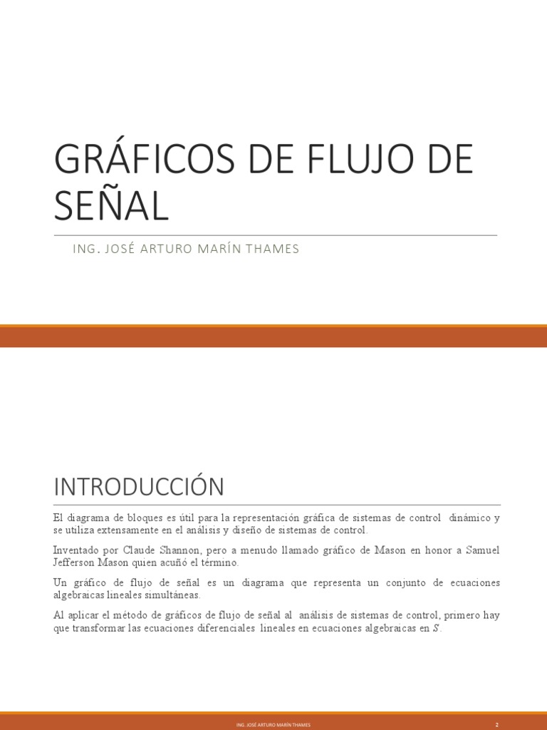 Gráficos de Flujo de Señal PDF Ciencias de la Computación Álgebra