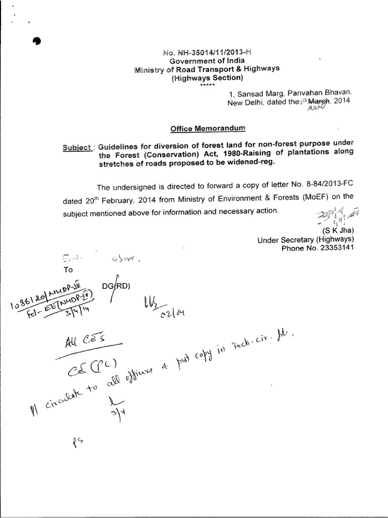 LA2014.04.01Guidelines For Diversion of Forest Land For NonForest Purpose Under The Forest